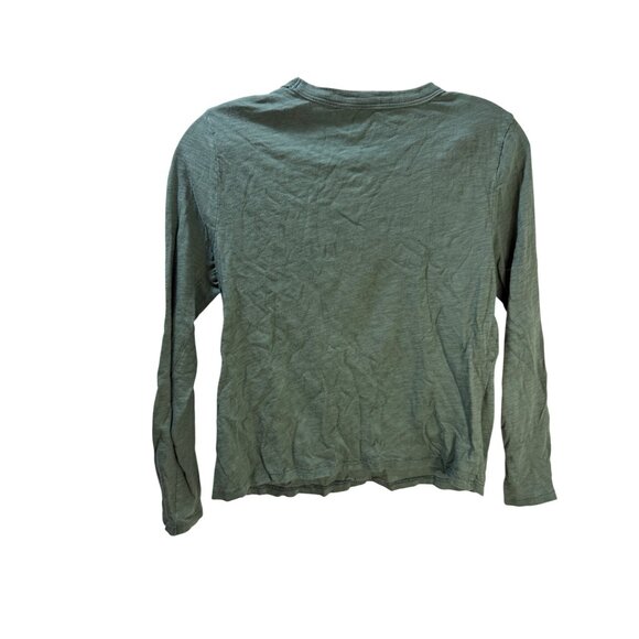 Old Navy XS Green Everyday Long Sleeve Crew Neck T-Shirt Cotton Blend Womens Cas - Picture 2 of 6
